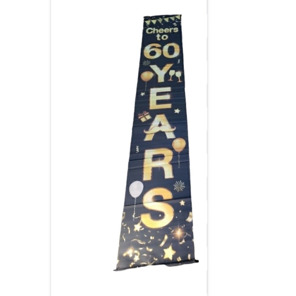 Birthday Anniversary Reusable Scroll Banner